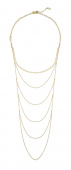 CU draped Halsketten Gold 90 cm