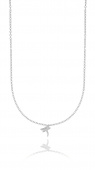 Dragonfly Halsketten Silber 40-45 cm