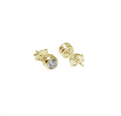 Cubic small Ohrring Gold