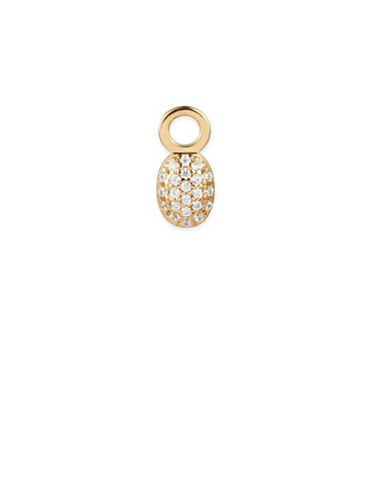 Love Bead Charm berlock diamant Gold