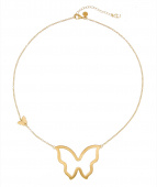 Butterfly big Halsketten Gold 45-50 cm