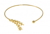 Tree twig bangle Armbänder Gold