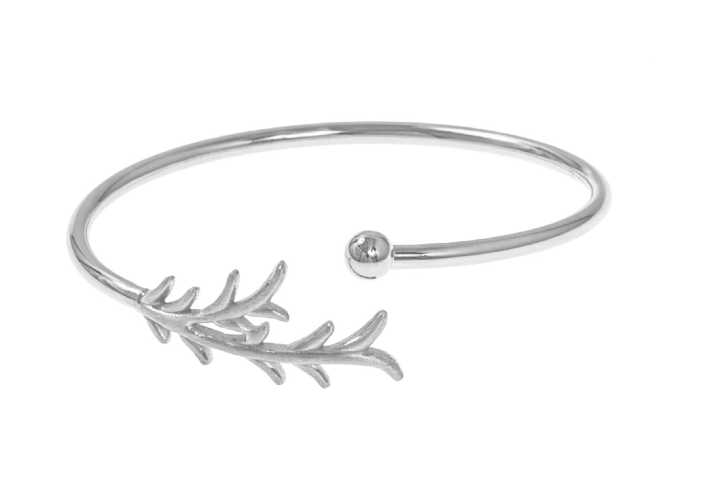 Tree twig bangle brace Armbänder Silber