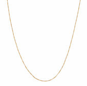 Letters Halsketten Gold 55-60 cm