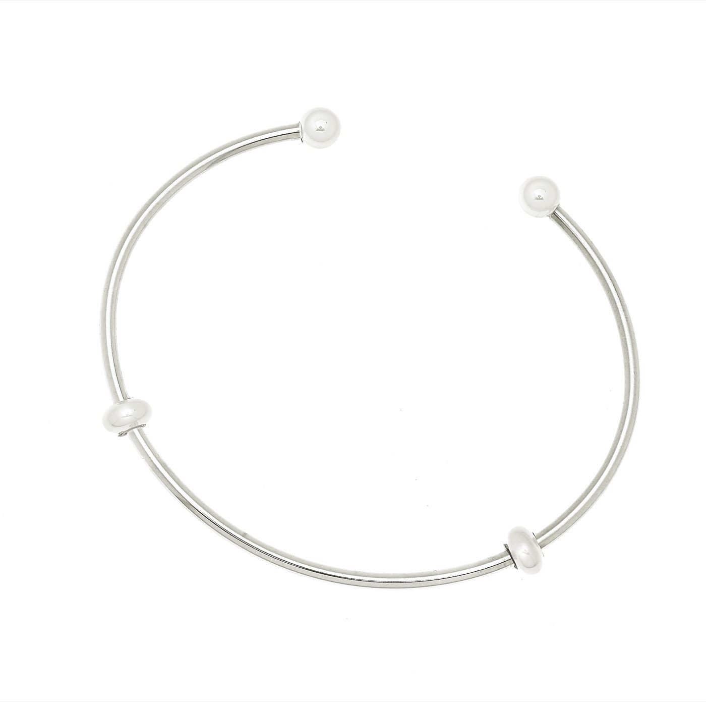 Letters bangle brace Armbänder Silber