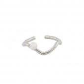 One Pearl ring Silber