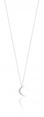 One moon Halsketten Silber 65-75 cm