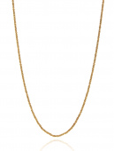 Roof plain Halsketten Gold 39-44 cm