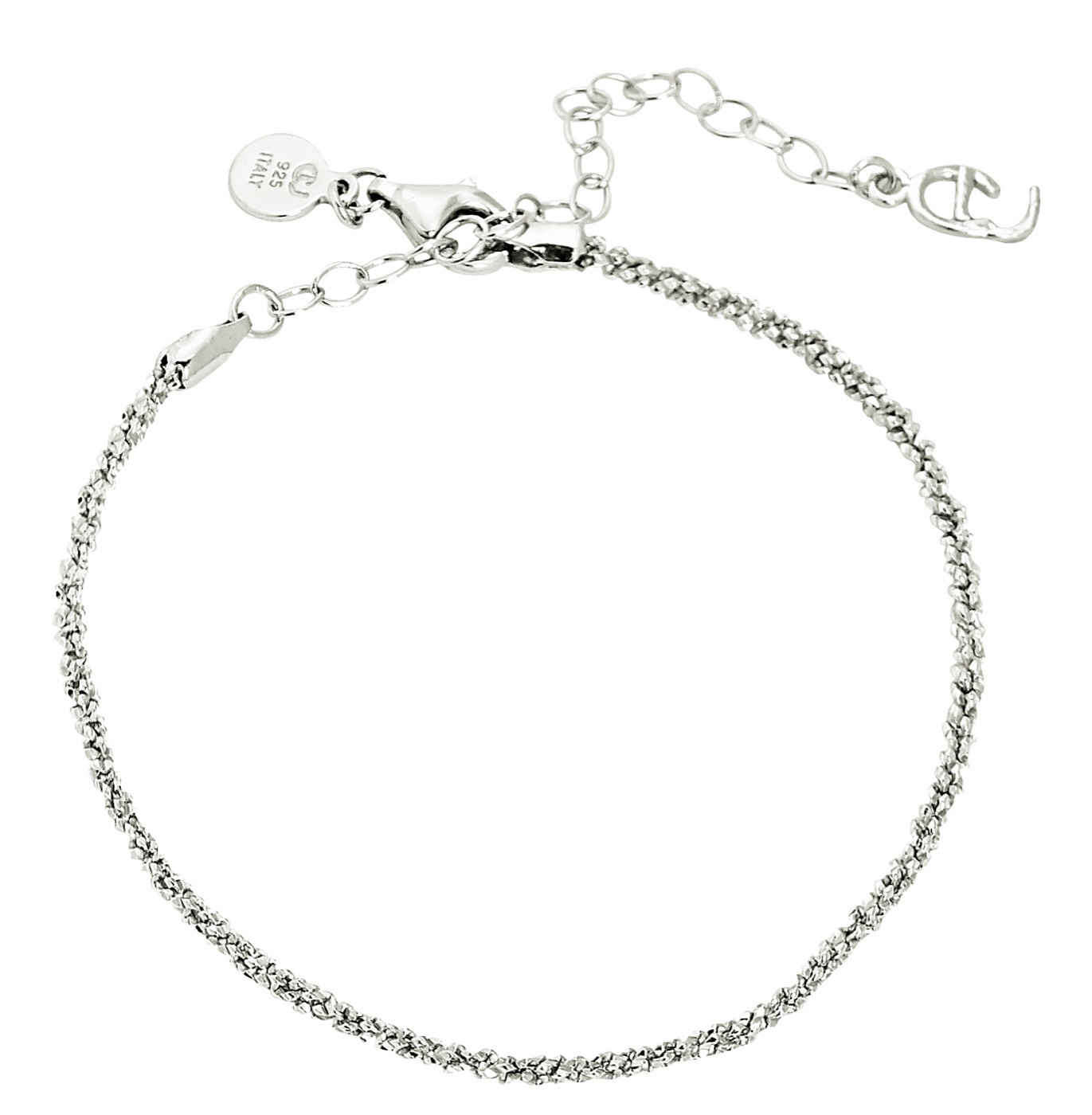 Roof plain brace Armbänder Silber