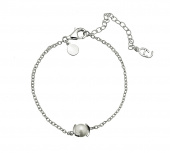 Pearl chain braclet Silber