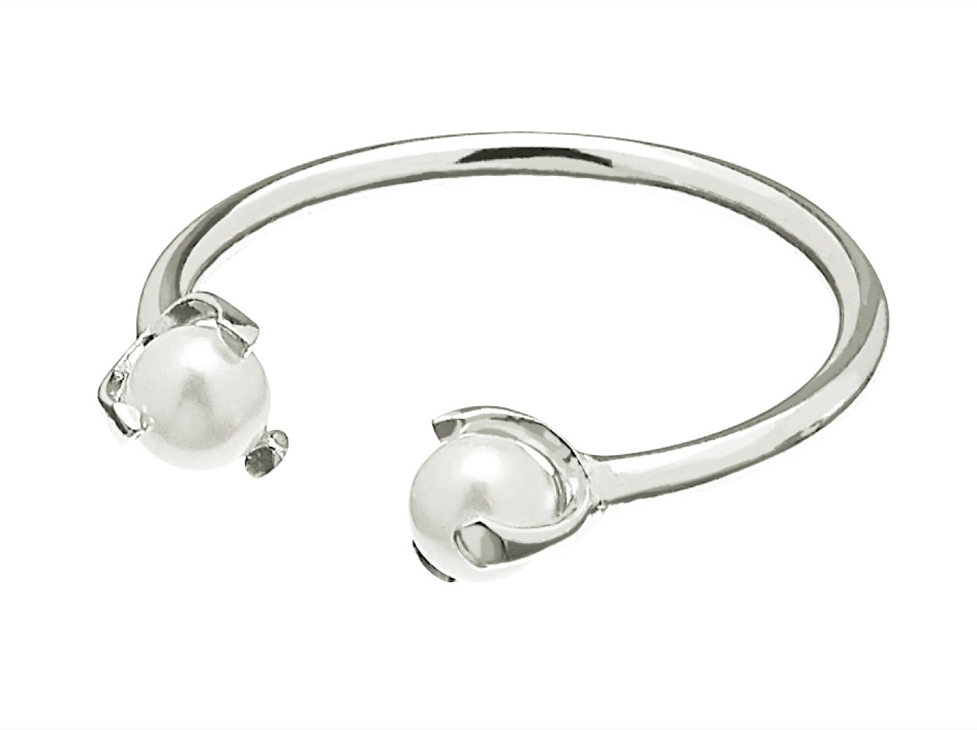 Pearl small ring ONE SIZE Silber