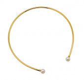 Pearl bangle Halsketten flex Gold