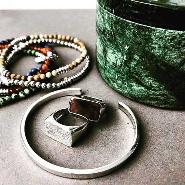 Bear Ring Polished Silber 19