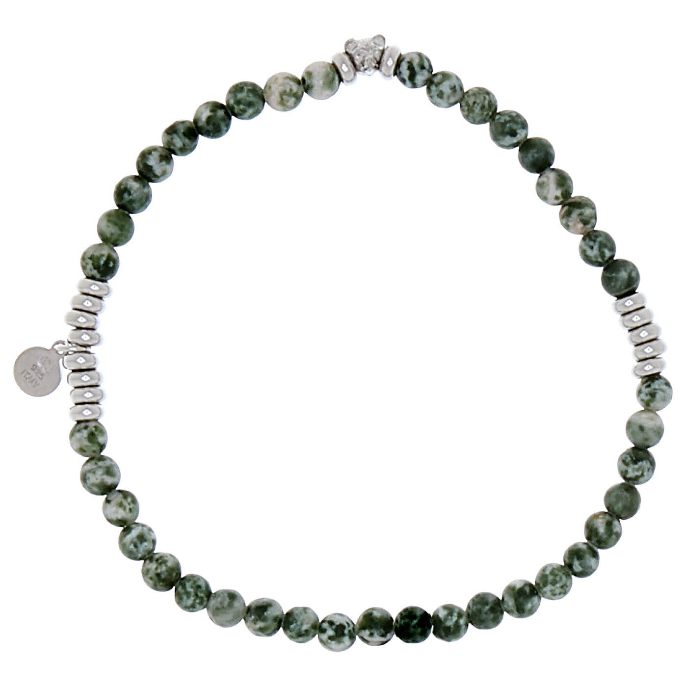 Bear elastic brace Armbänder green Silber 19 cm