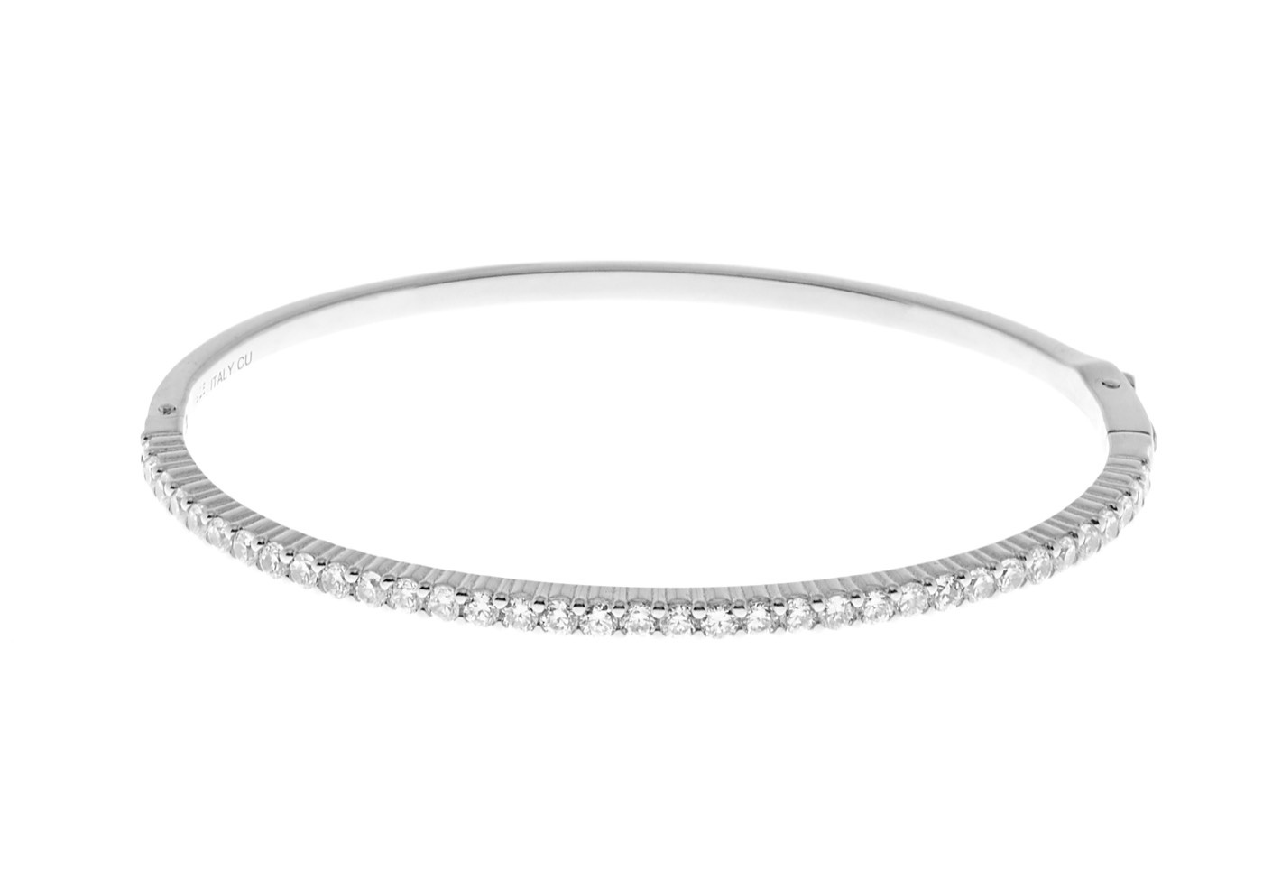 Two Bangle brace Armbänder - Silber