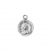 Victory coin pendant Silber