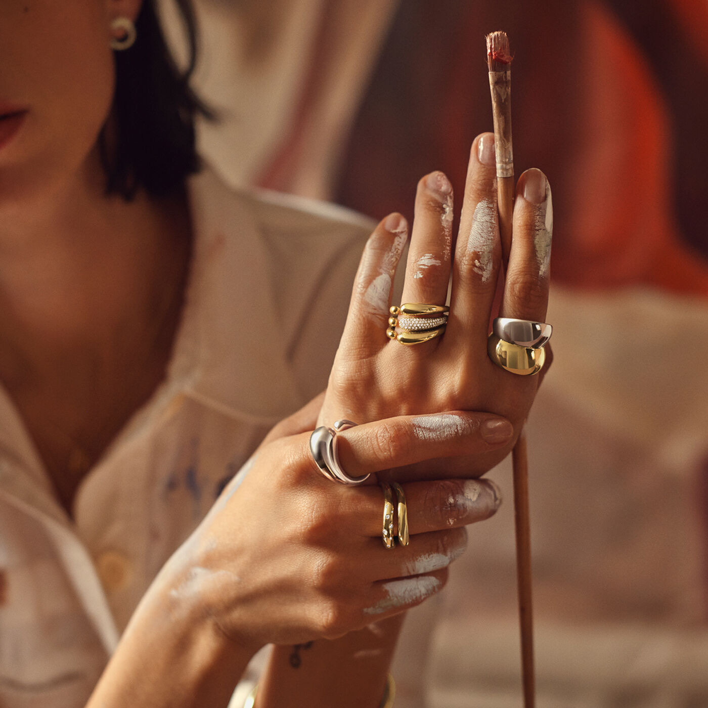 MERCY MINI Ring Gold