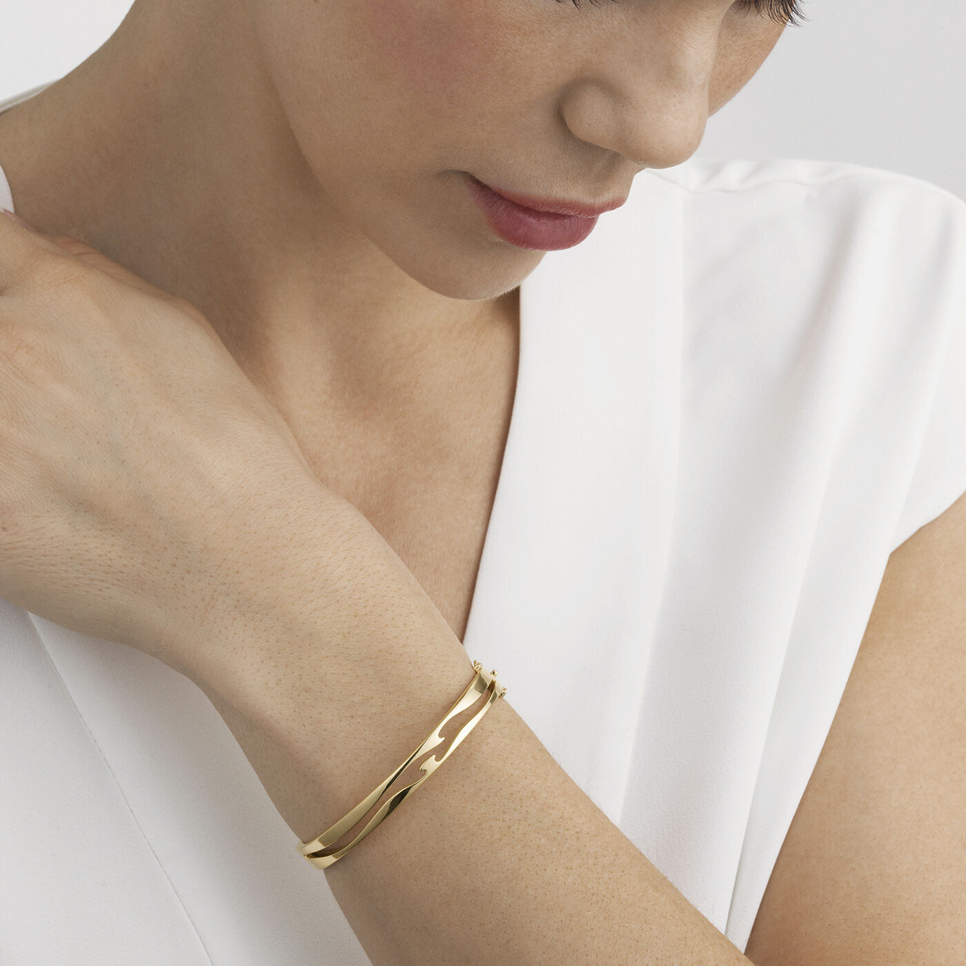 FUSION OPEN BANGLE Armbänder Gold