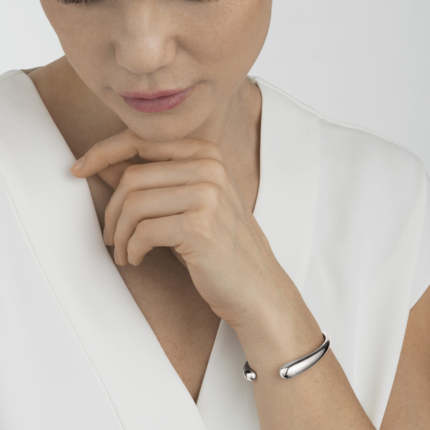 MERCY OPEN BANGLE Armbänder Silber