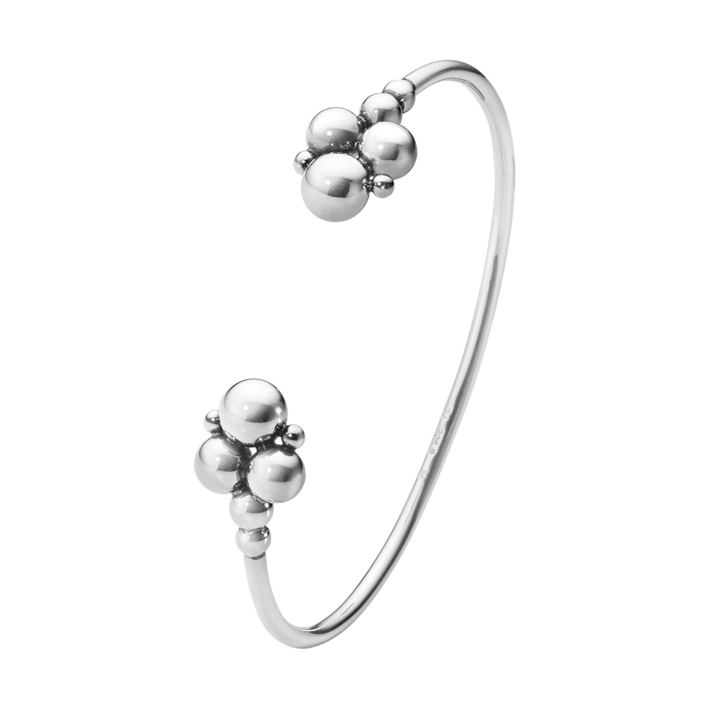 MOONLIGHT GRAPES OPEN BANGLE Armbänder Silber