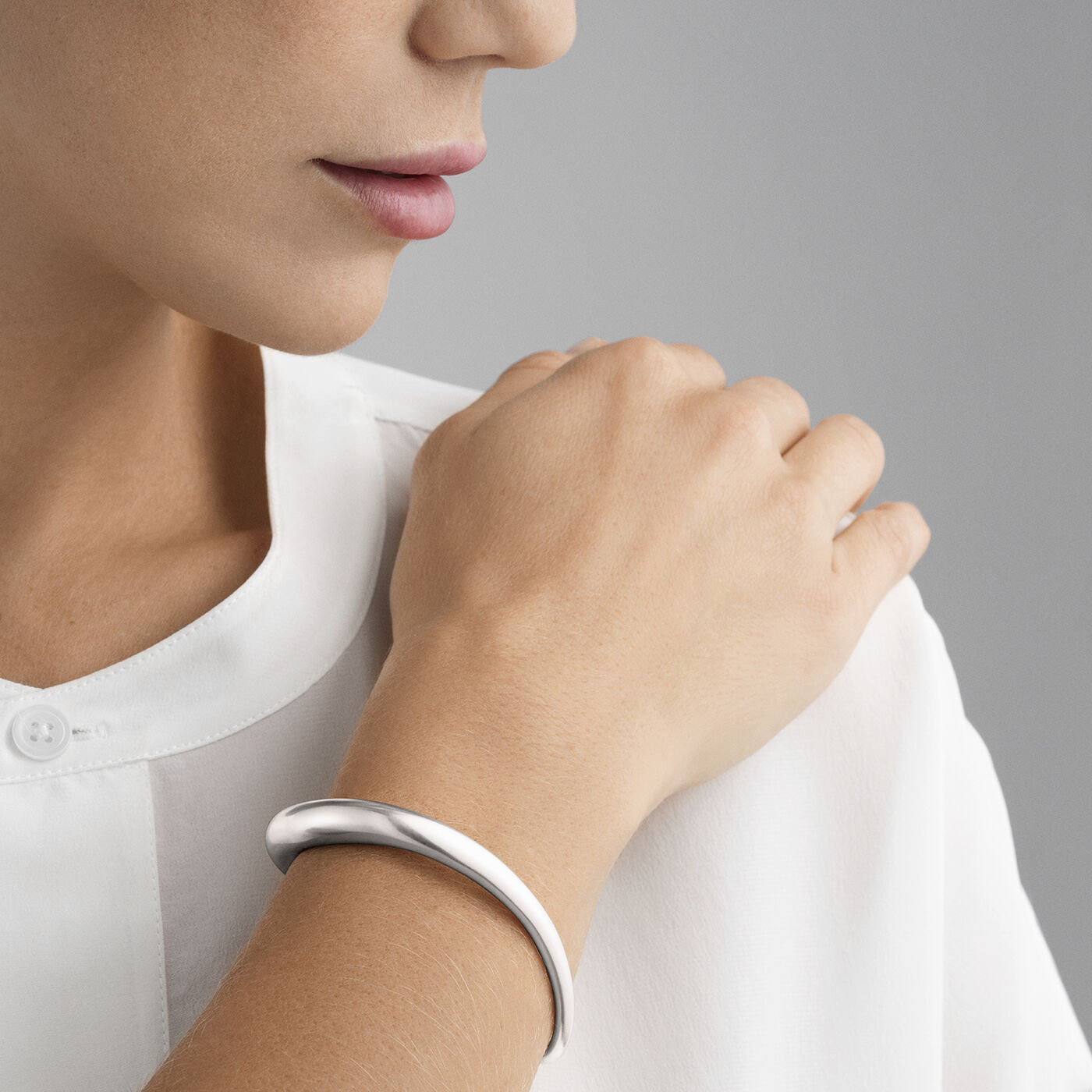 OFFSPRING OPEN BANGLE Armbänder Silber