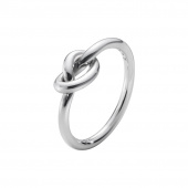 LOVE KNOT Ring Silber