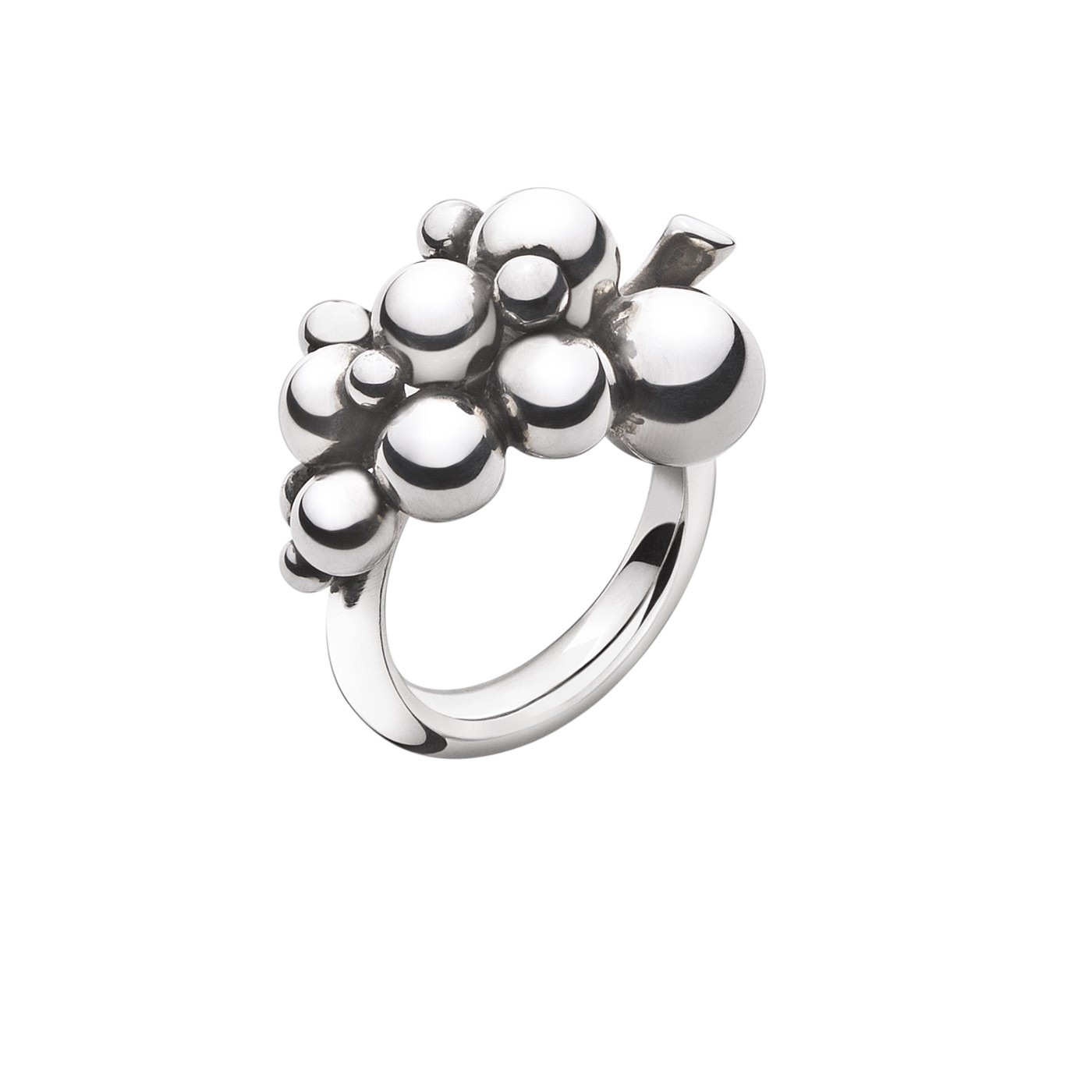 MOONLIGHT GRAPES SMALL Ring Silber