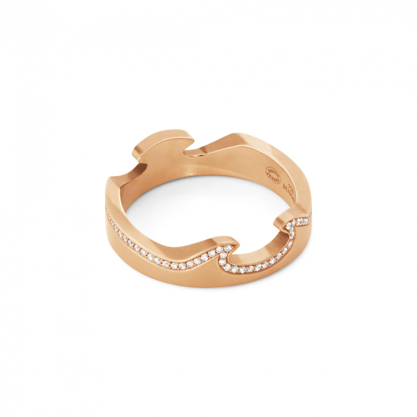 FUSION END Ring roséGold Diamant 0.15 ct