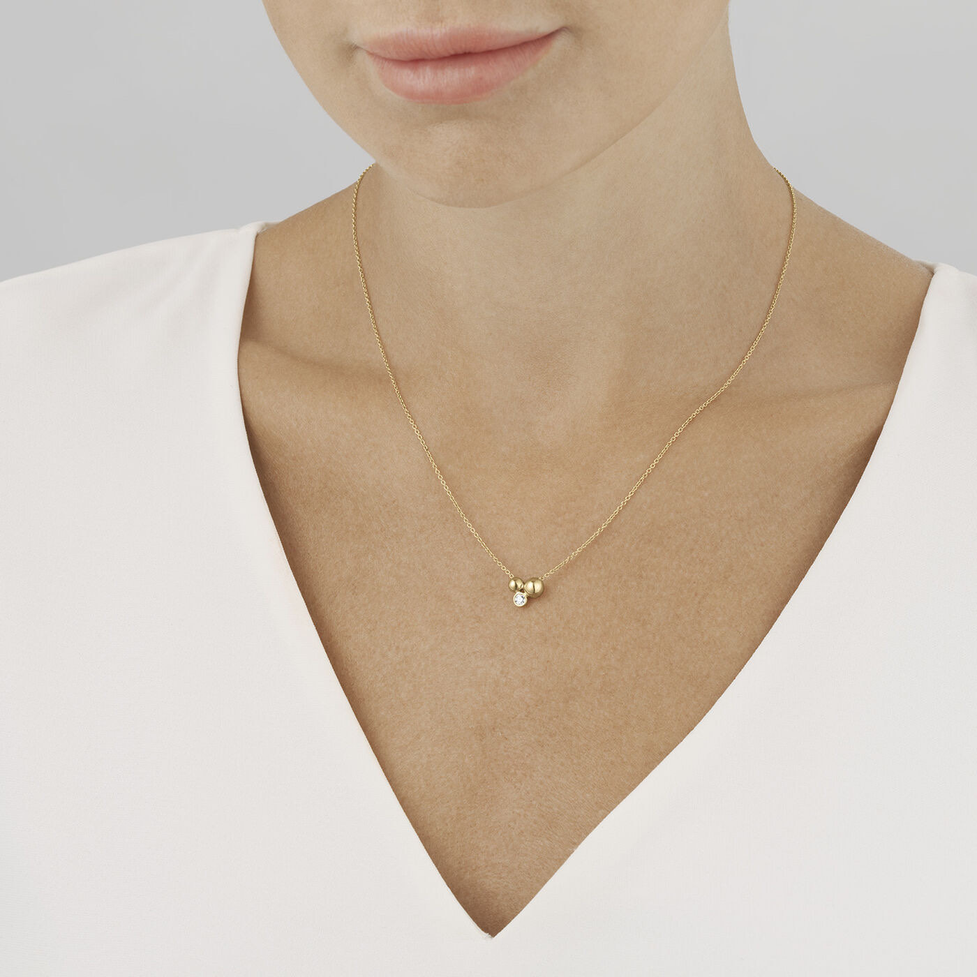 MOONLIGHT GRAPES Hängeschmuck Gold Diamant 0.07 CT