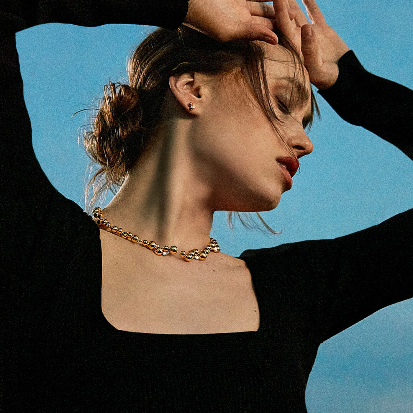 MOONLIGHT GRAPES Halsketten Gold Diamant 0.62 CT