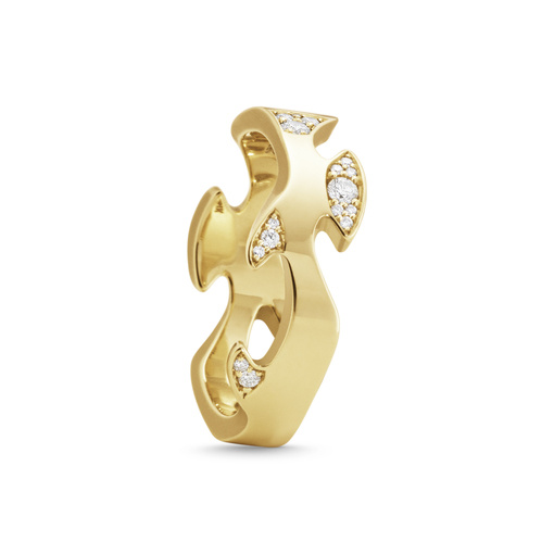 FUSION CENTRE Ring Diamant (Gold)