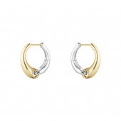 REFLECT LARGE Earring Silber Gold