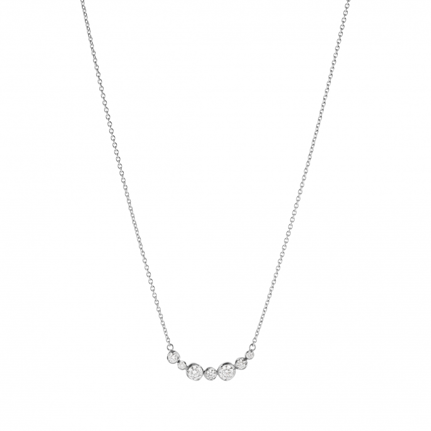 GJ SIGNATURE PENDANT White Gold DIAMOND 0.22 CT