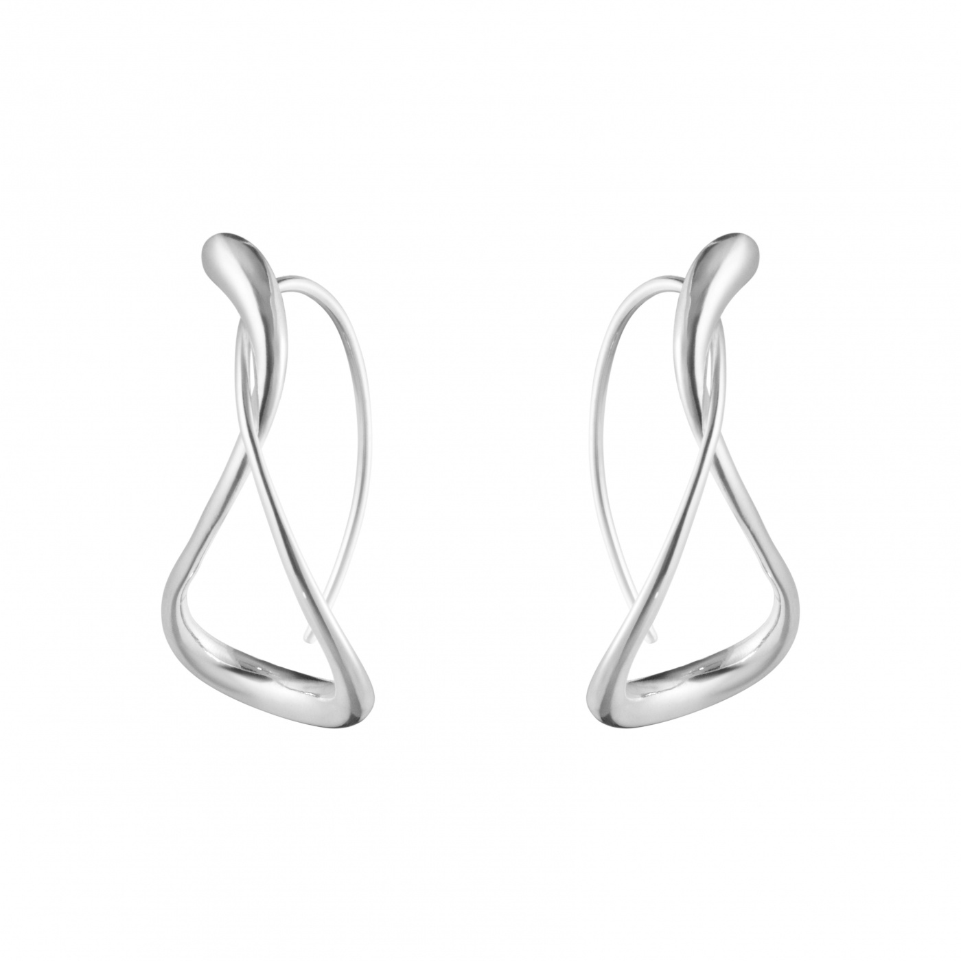 MERCY LARGE EARHOOP Silber