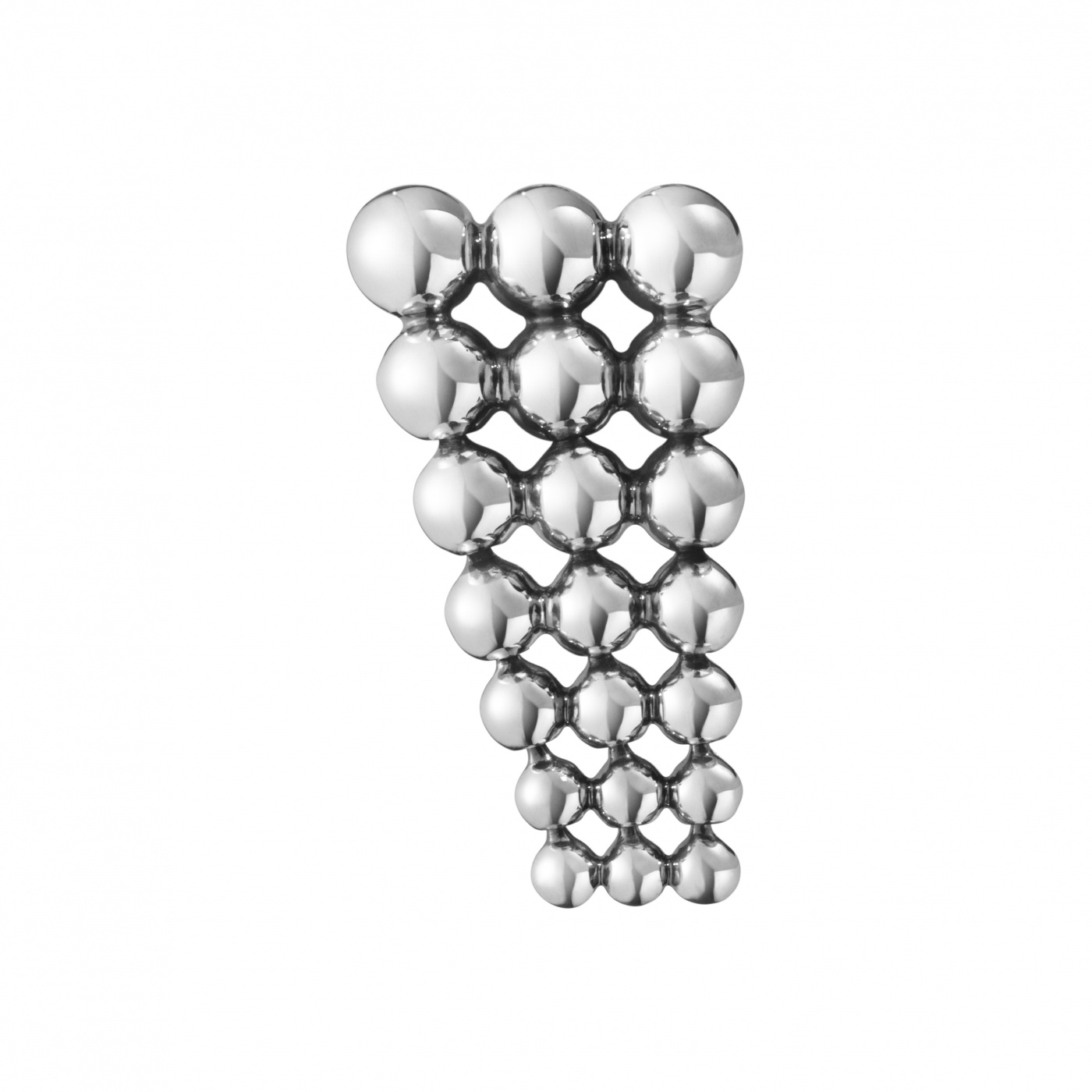 GRAPE A.R.H SHORT Ohrring Silber LEFT