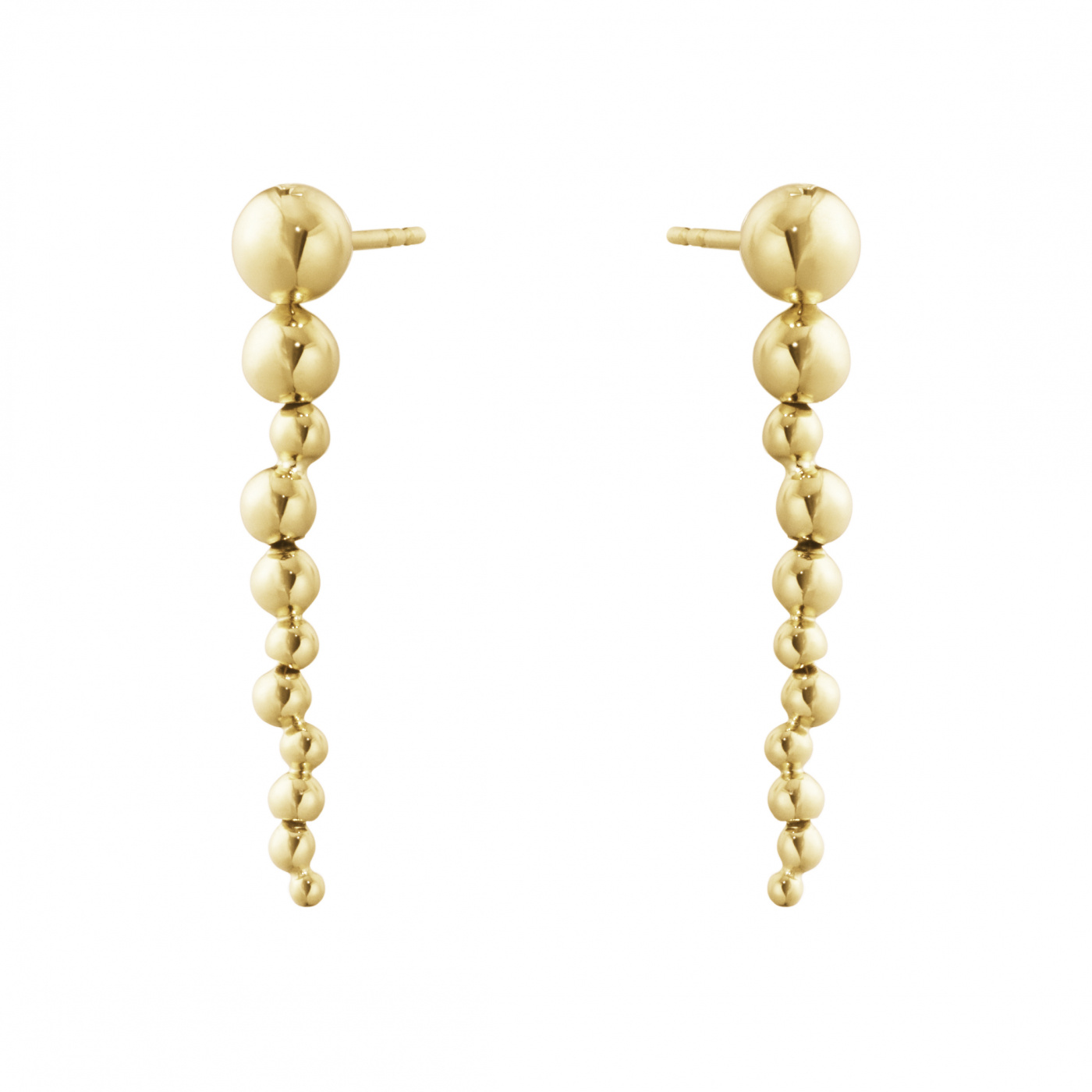 MOONLIGHT GRAPES Long Earrings Gold