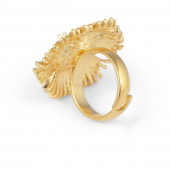 Gatsby big stone ring Gold