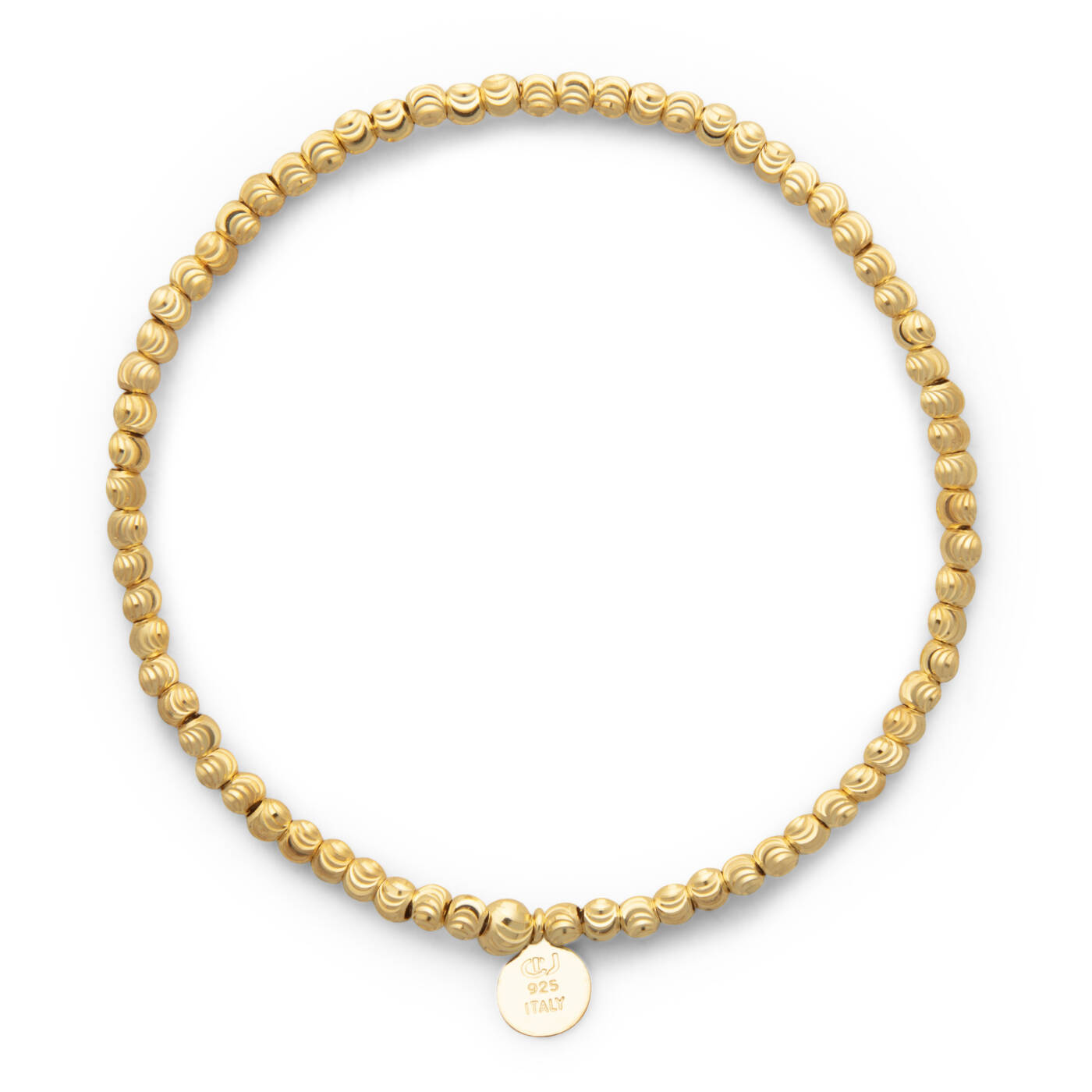 Cubic elastic brace Armbänder plain Gold