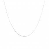 Figaro neck Silber 60-65 cm