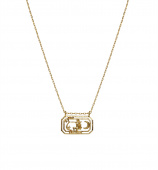 Zodiac skytten Halsketten (Gold) 45 cm