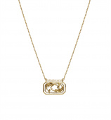 Zodiac fiskarna Halsketten (Gold) 45 cm