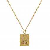 Fleur Halsketten (Gold) 43 cm