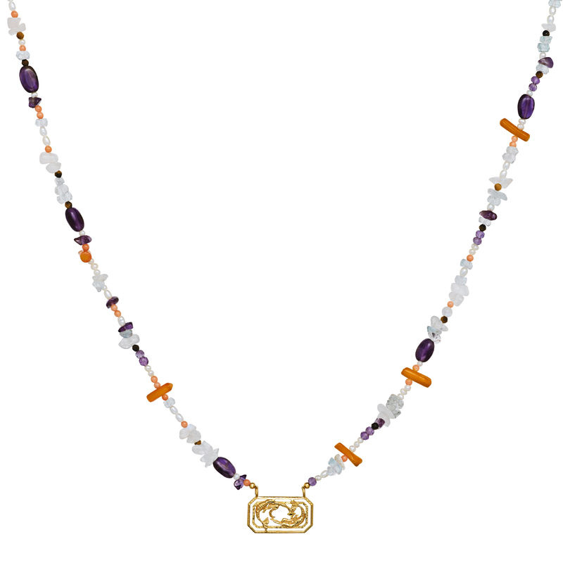 Zodiac Water Pisces Halsketten (Gold)