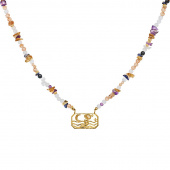 Zodiac Fire Aries Halsketten (Gold)
