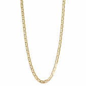 Carlo Necklace 43 Goldplated Silver (One)