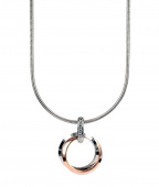 CAROLIN Halsketten Rosé/Stahl