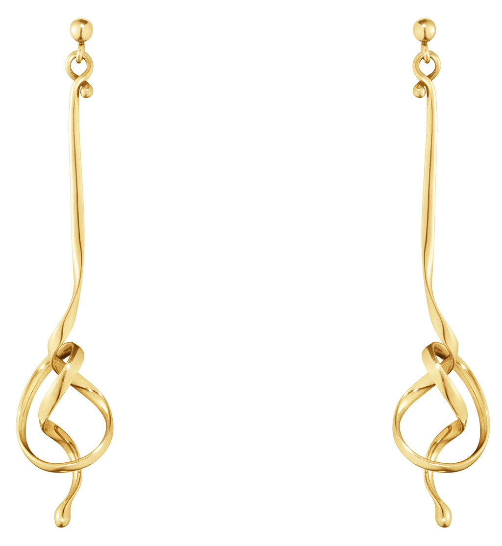 FORGET-ME-KNOT, Torun Earrings Gold