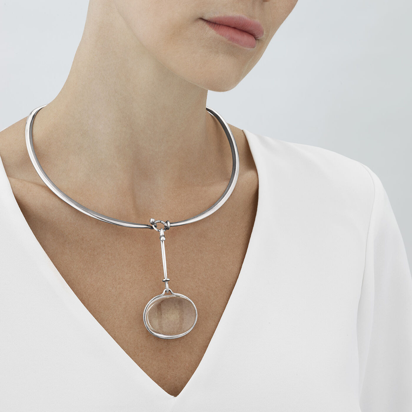 VIVIANNA DEW DROP Hängeschmuck Silber ROCK CRYSTAL