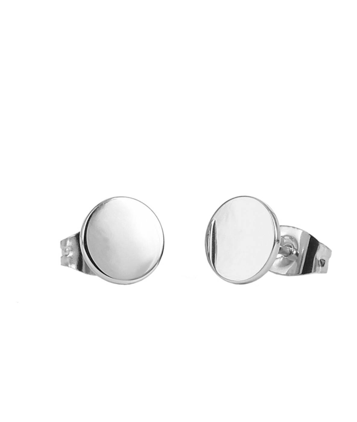 LINA Stud Blank Ohrringe Stahl