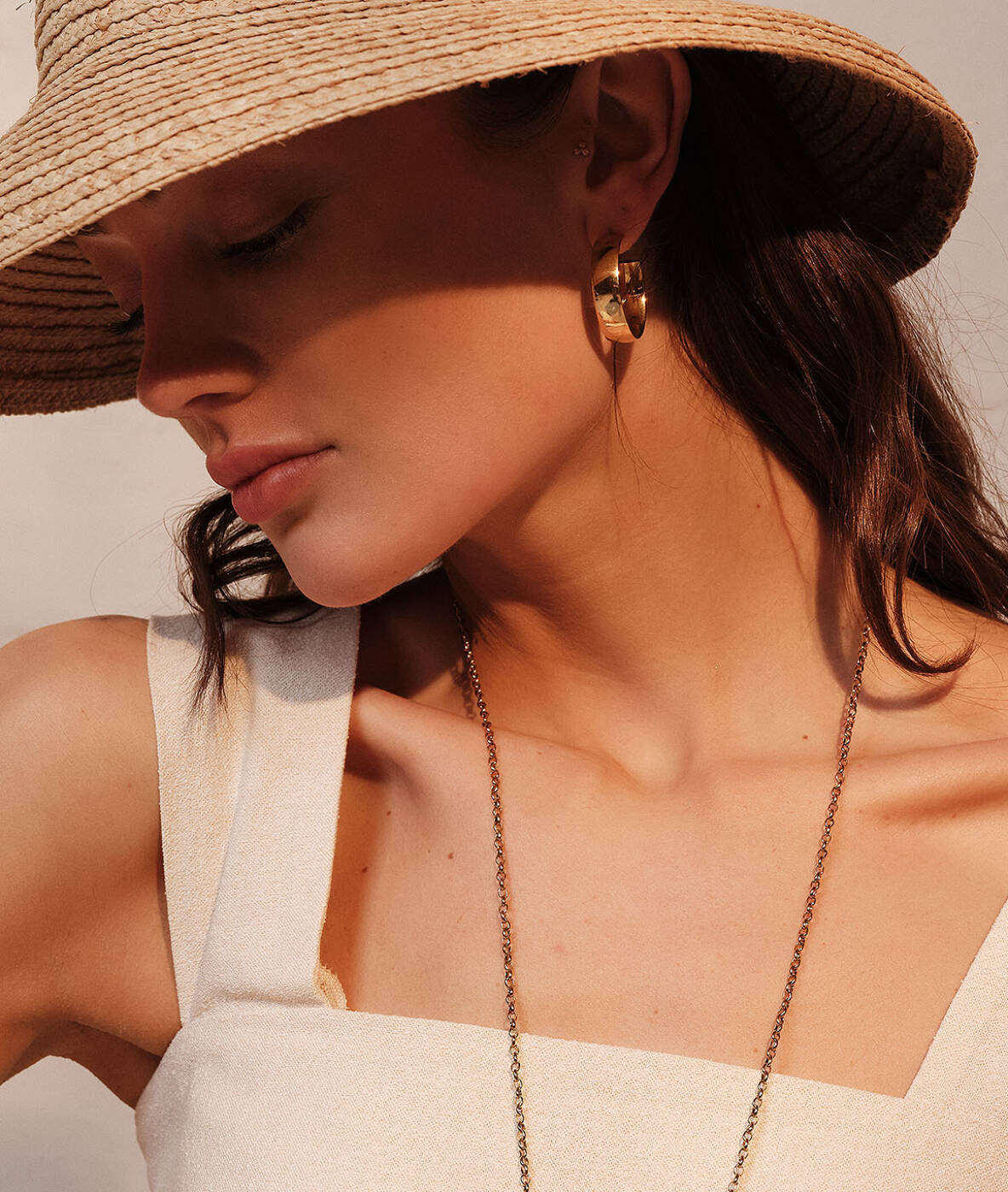 KLARA Wide 30mm Ohrringe Gold